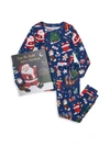 BOOKS TO BED LITTLE BOY'S & BOY'S TWAS THE NIGHT BEFORE CHRISTMAS PAJAMA & BOOK SET,400015149333