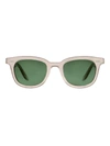 Barton Perreira Cecil 50mm Rectangle Sunglasses In Green