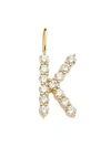Saks Fifth Avenue Women's 14k Yellow Gold & Diamond Large Initial Charm In Initial K