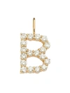 Saks Fifth Avenue Women's 14k Yellow Gold & Diamond Large Initial Charm In Initial B