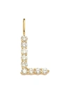 Saks Fifth Avenue Women's 14k Yellow Gold & Diamond Large Initial Charm In Initial L