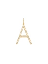 Saks Fifth Avenue Women's 14k Yellow Gold & Diamond Pavé Initial Charm In Initial A