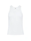 L Agence Women's Nia Racerback Tank In White