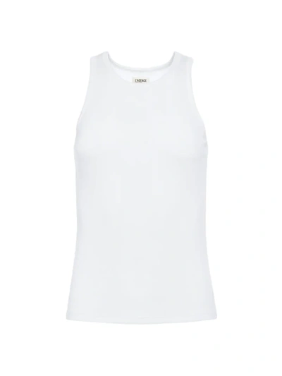 L Agence Women's Nia Racerback Tank In White