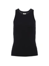 L Agence Nia Racer Back Tank In Black