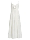 ALICE AND OLIVIA WOMEN'S MINKA TIE-FRONT MAXI DRESS,400015373471