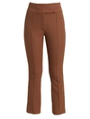Veronica Beard Jupiter Cotton-blend Twill Bootcut Pants In Cocoa