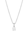 Saks Fifth Avenue Women's 14k White Gold & 0.3 Tcw Natural Diamond Pendant Necklace