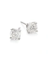 Saks Fifth Avenue Women's 14k White Gold & 0.66 Tcw Round Diamond Stud Earrings