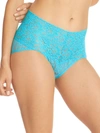 Hanky Panky Signature Lace Retro V-kini In Tempting Turquoise