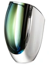 Kosta Boda Mirage Large Vase In Green Blue