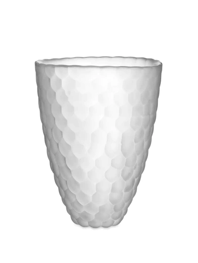 Orrefors Raspberry Frost Vase In Nocolor