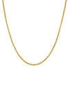 Macy's Rope Link 22" Chain Necklace In 14k Gold In Gold