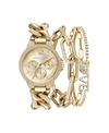 ITOUCH ITOUCH WOMEN'S KENDALL + KYLIE GOLD-TONE METAL BRACELET WATCH