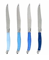 French Home Set Of 4 Laguiole Steak Knives, In Shades Of Blue