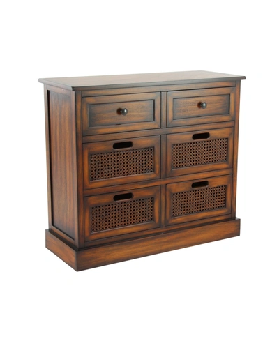 Rosemary Lane Traditional Storage Unit In Brown