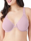 Wacoal Women's Soft Embrace Lace Detail Front-close Bra 851311 In Dawn Pink