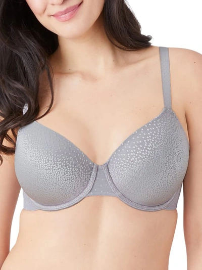 Wacoal Back Appeal Smoothing T-shirt Bra In Silver Sconce