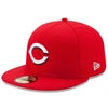 NEW ERA NEW ERA RED CINCINNATI REDS HOME AUTHENTIC COLLECTION ON-FIELD 59FIFTY FITTED HAT,70361070