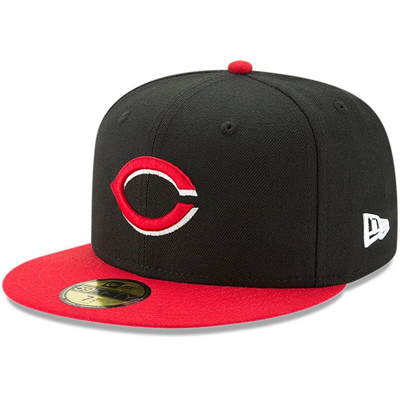 New Era Men's Washington Nationals Alternate Authentic Collection On-field 59fifty Fitted Hat In Navy/red