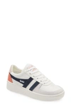 Gola Classics Grandslam Trident Sneaker In White/ Navy/ Blossom