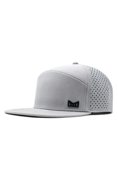 Melin Hydro Trenches Snapback Baseball Cap In Heather Grey