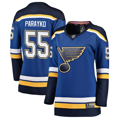 Fanatics Branded Colton Parayko Blue St. Louis Blues Home Premier Breakaway Player Jersey