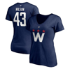 Fanatics Branded Tom Wilson Navy Washington Capitals 2020/21 Alternate Authentic Stack Name & Number In Navy