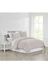 Southshore Fine Linens Classic Pom Pom Trimmed Duvet Cover Set In Bone