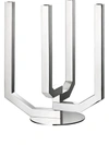 Christofle Arborescence Four-lights Stainless Steel Candelabra In Silber