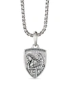 David Yurman Sterling Silver St. Michael Diamond Amulet Enhancer In Silver