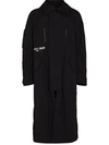 Canada Goose X Angel Chen Marro Logo Parka Coat In Schwarz