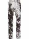Dolce & Gabbana Acid-wash Two-tone Jeans In Weiss