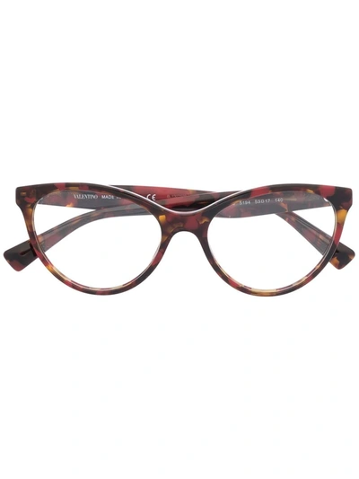 Valentino Garavani Va3013 Cat-eye Glasses In Rot