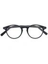 Epos Round-frame Glasses In Schwarz