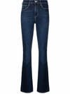 L Agence High-rise Skinny Bootcut Jeans In Harlan