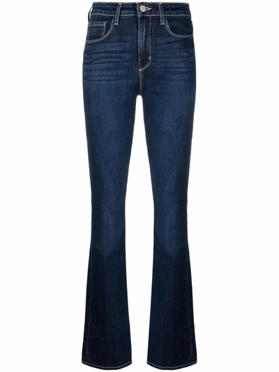 L Agence High-rise Skinny Bootcut Jeans In Harlan