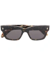 CUTLER AND GROSS TORTOISE SQUARE SUNGLASSES