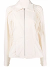 Maison Margiela Ruched-detail Shirt In Neutrals