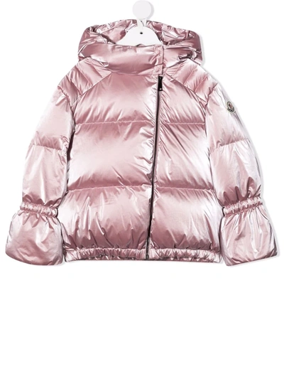 Moncler Kids' Herince Padded Jacket In Pink