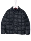 Fay Padded Feather-down Jacket In Blue