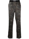 Tom Ford Camouflage-print Track Pants In Green