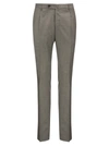 PT01 SUPER SLIM PIED DE POULE WOOL TROUSERS,CODF11Z00CL1 MZ23 0130