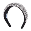 PRADA CRYSTAL EMBELLISHED HEADBAND,PRA6X333SIL