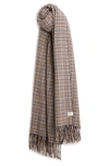 Rag & Bone Classic Wool Scarf In Camel