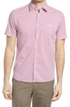 TED BAKER SLIIDE SLIM FIT SHORT SLEEVE BUTTON-UP SHIRT