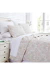 Southshore Fine Linens Enchantment Oversized Comforter 2-piece Set In Coral
