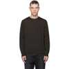 Theory Brown Wool Crewneck Sweater