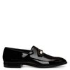Giuseppe Zanotti Marty Patent Leather Loafers In Black