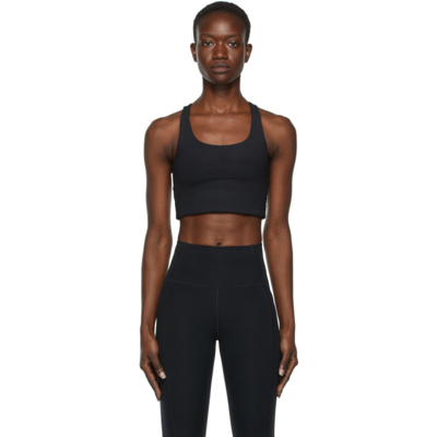 Girlfriend Collective Black Paloma Sports Bra In Black